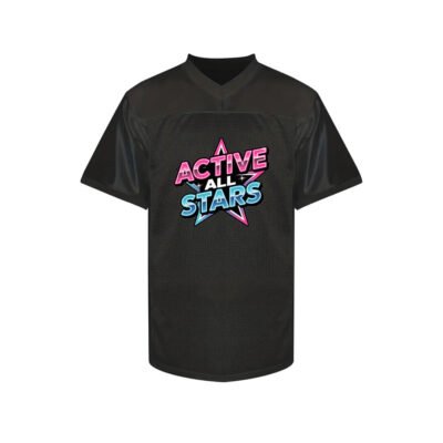 Lightweight mesh practice shirts Black