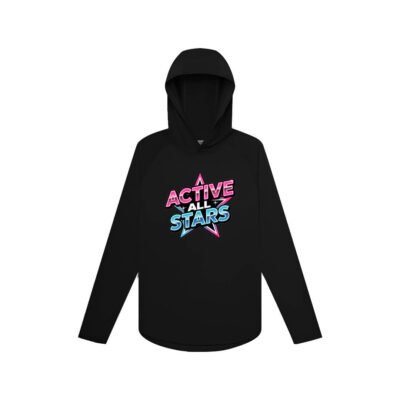 Lightweight athletic hoodies Black