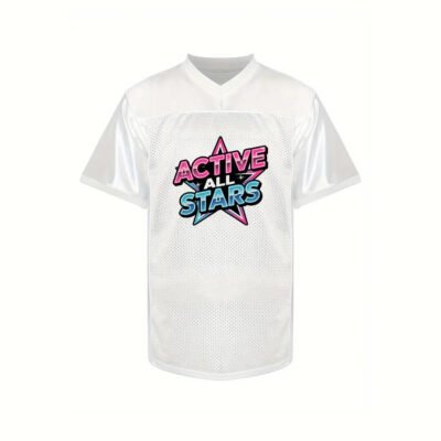 Lightweight mesh practice shirts white