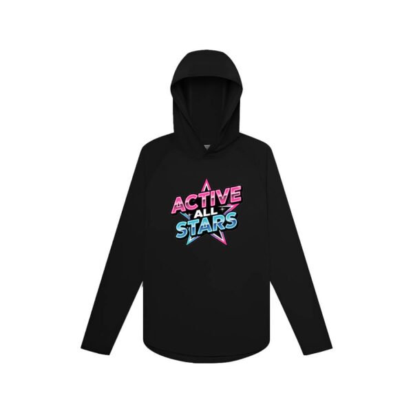 Lightweight athletic hoodies Black