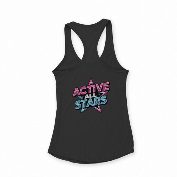 Racerback tops for girls Black