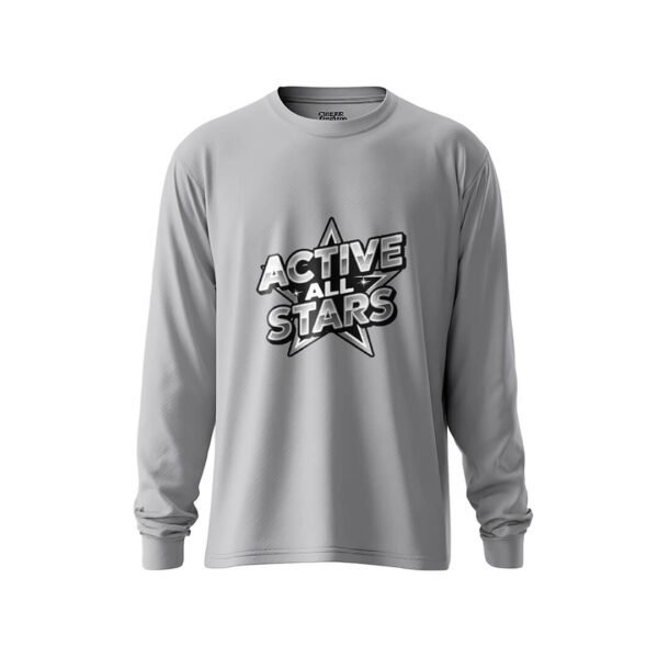 Long-sleeve performance tees Gray