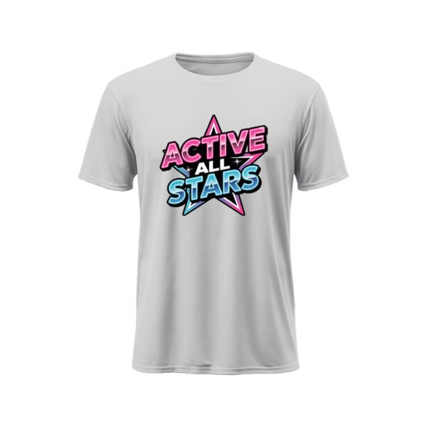 Short-sleeve moisture-wicking tees Gray