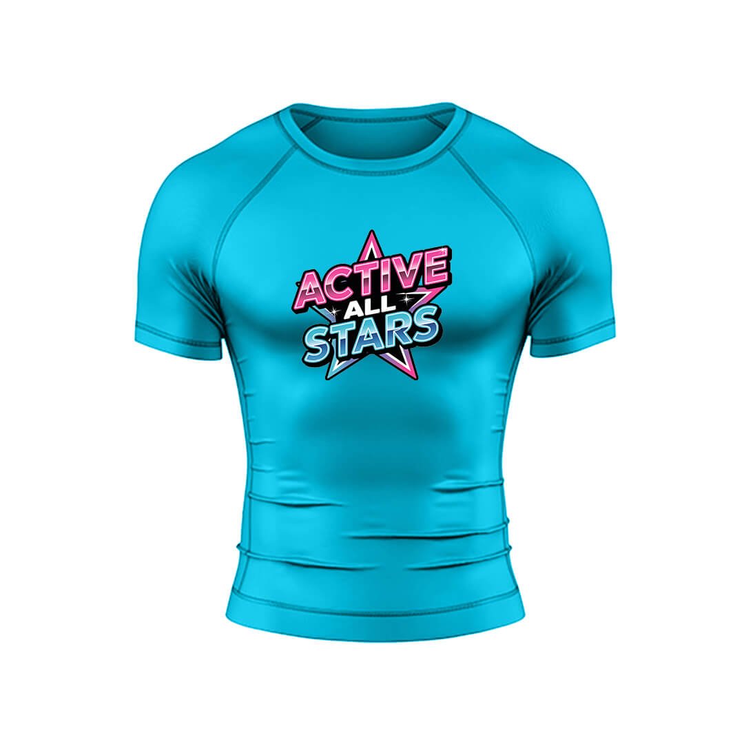 Compression tops (youth-fit) Sky blue
