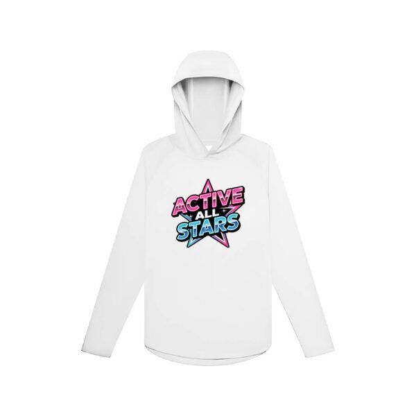 Lightweight athletic hoodies White