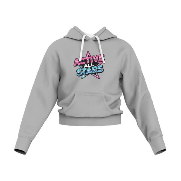 Crop hoodies for girls (age-appropriate) grey