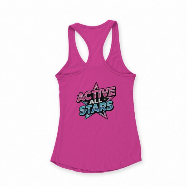 Racerback tops for girls pink