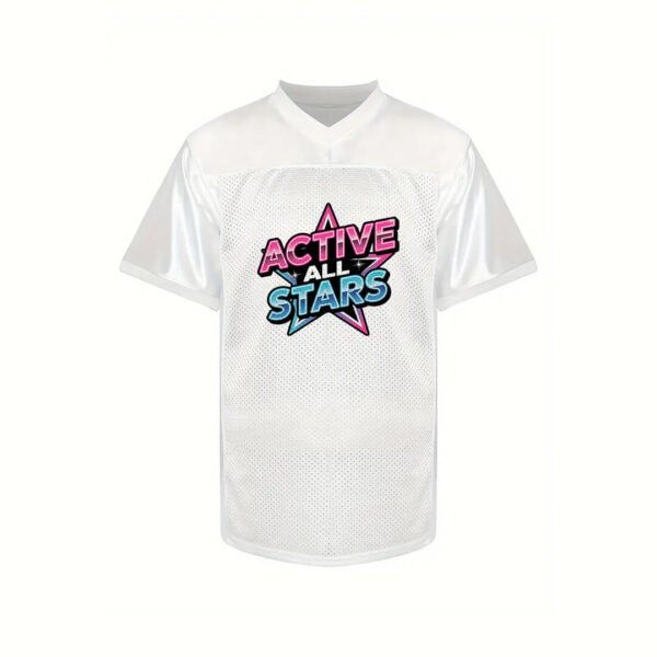 Lightweight mesh practice shirts white
