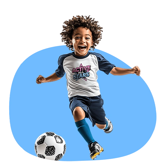 Boy Playing football